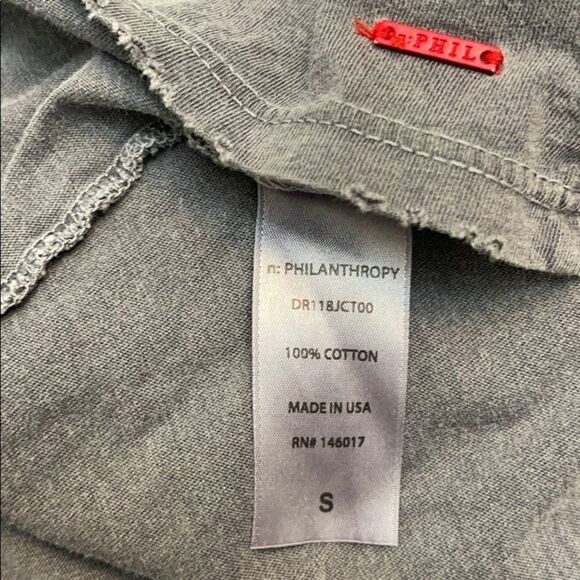 N: Philanthrophy Gray Lori Twist Hem Tank Dress S - Picture 14 of 14